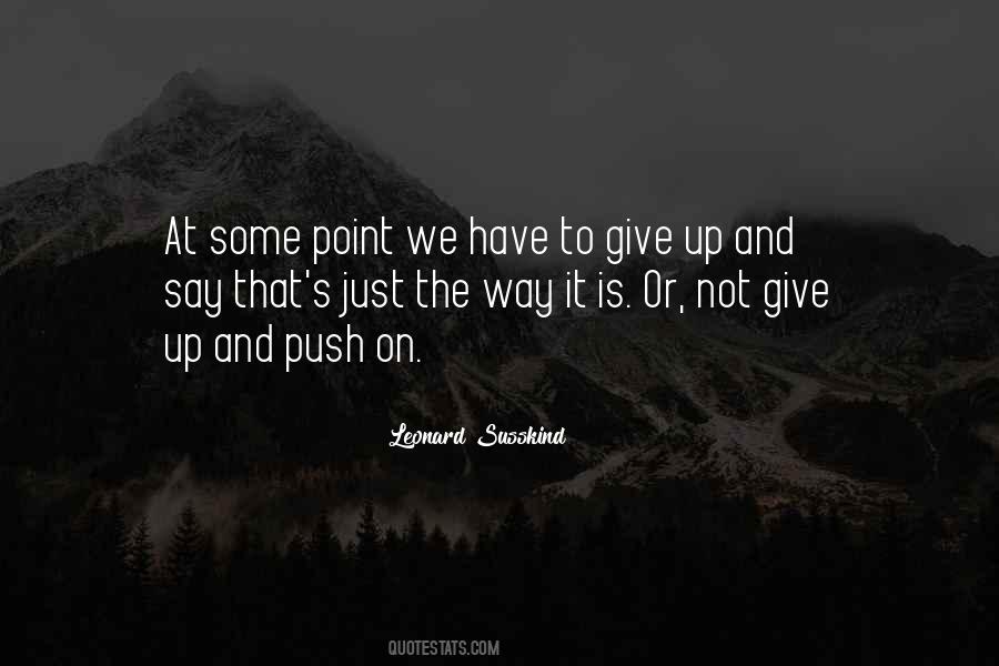 Not Give Up Quotes #1473435