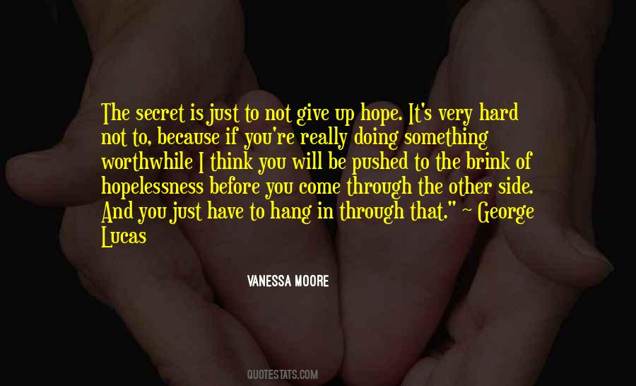 Not Give Up Quotes #1697016