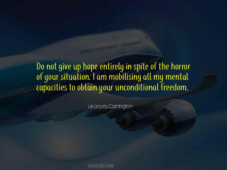 Not Give Up Quotes #288036