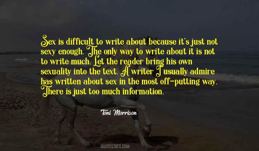 Writer About Writing Quotes #290708