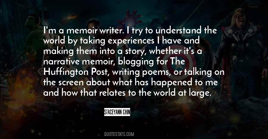 Writer About Writing Quotes #338389