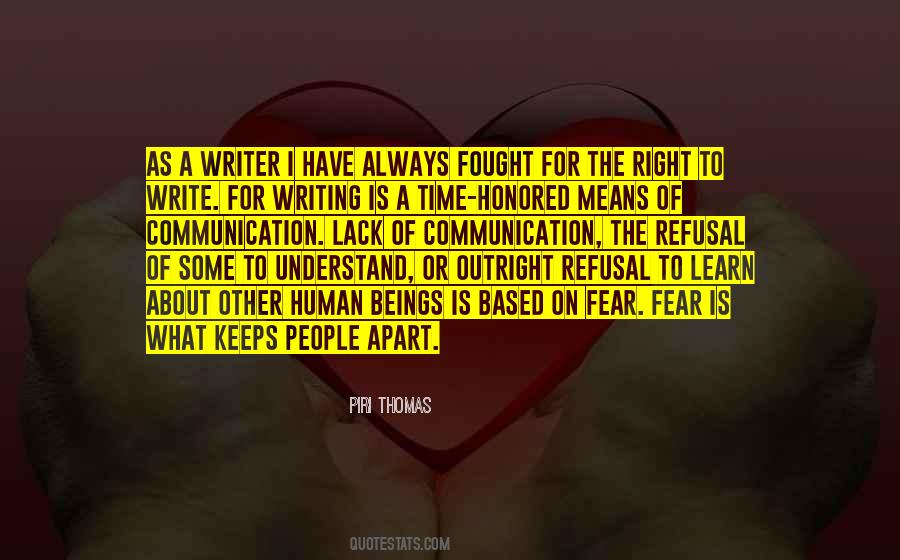 Writer About Writing Quotes #530090
