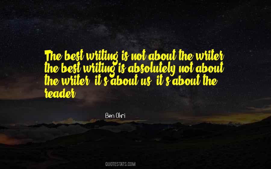 Writer About Writing Quotes #561672
