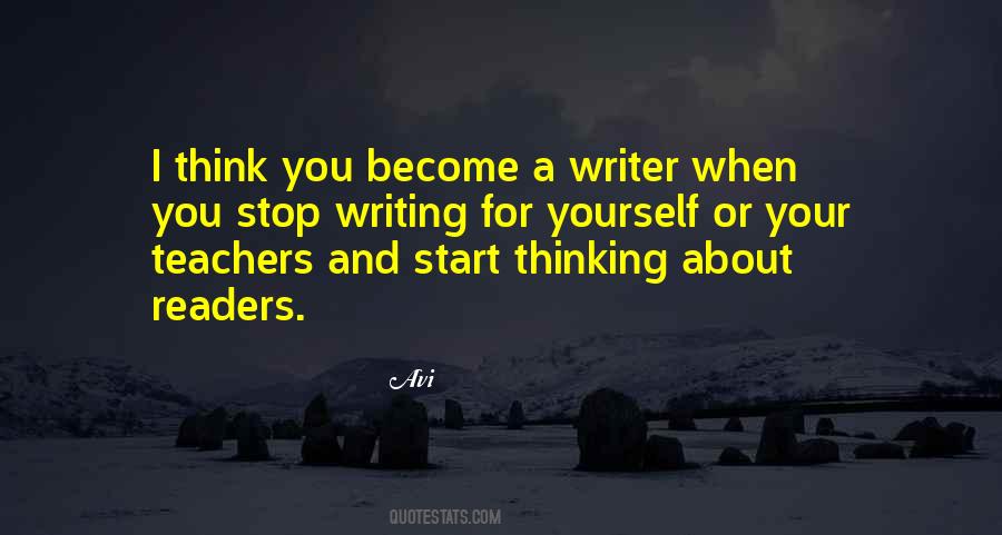 Writer About Writing Quotes #5836