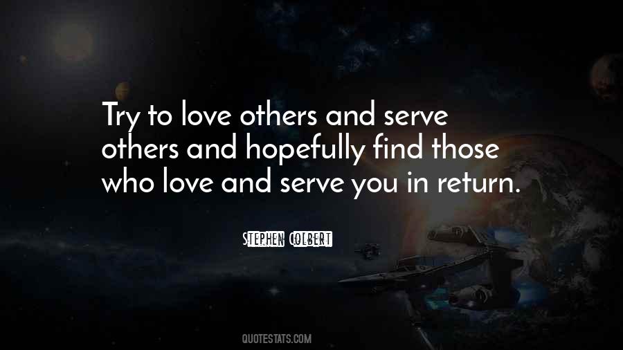 Love And Serve Quotes #235614