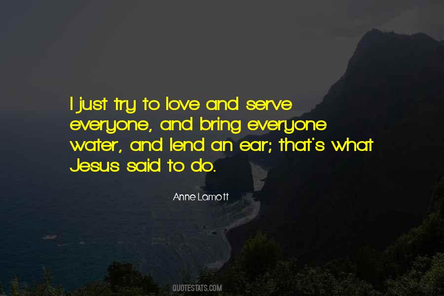 Love And Serve Quotes #632775