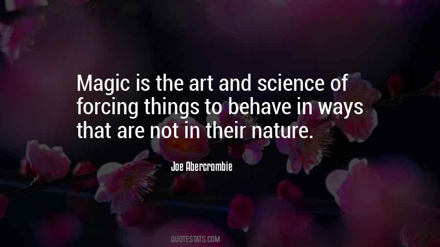 Magic Vs Nature Quotes #300922