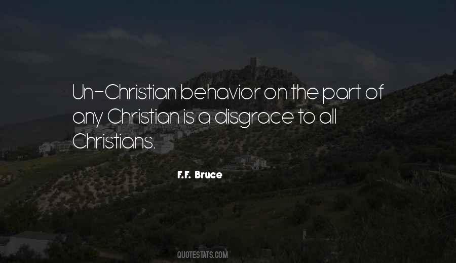 Christian Behavior Quotes #1379712