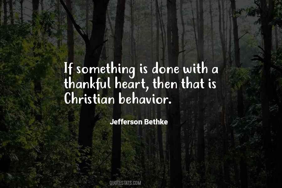Christian Behavior Quotes #568224