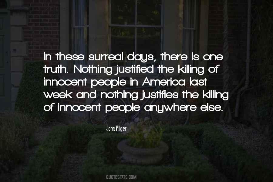 Quotes About Killing Innocent People #769856