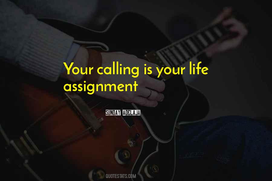 Your Calling Quotes #1155964