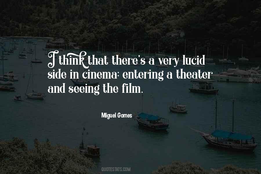 Cinema Theater Quotes #986429