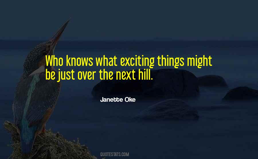 Exciting Things Quotes #1179945