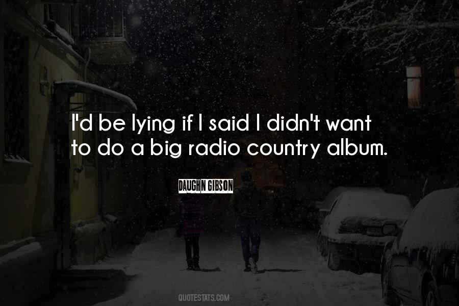 Country Radio Quotes #149657