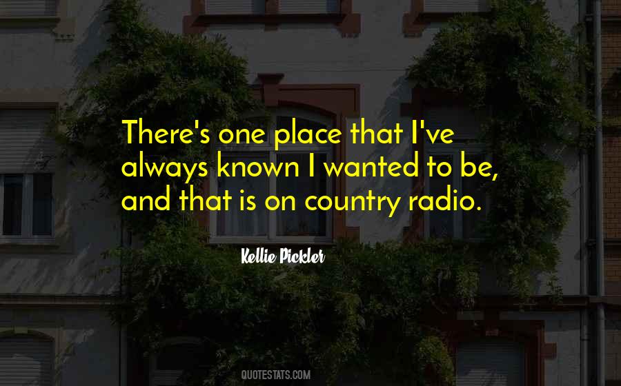 Country Radio Quotes #778926