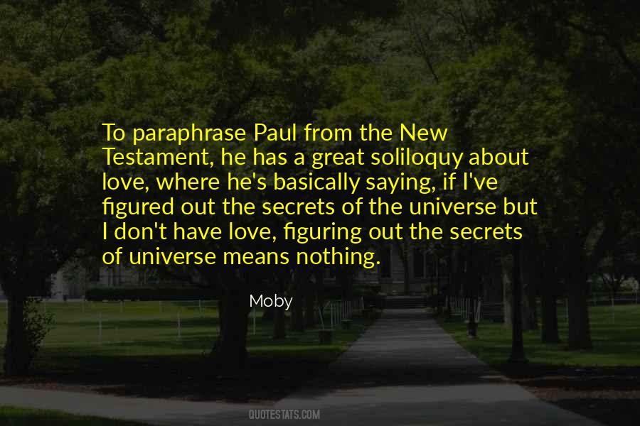 Secrets Of The Universe Quotes #1121460