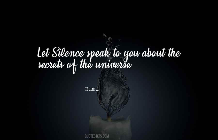 Secrets Of The Universe Quotes #1185399