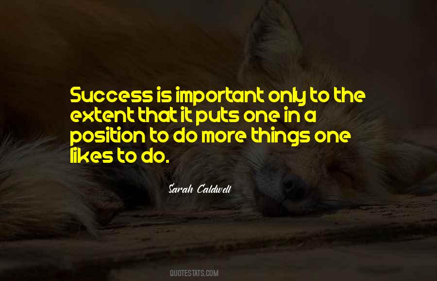 Success Position Quotes #1433641