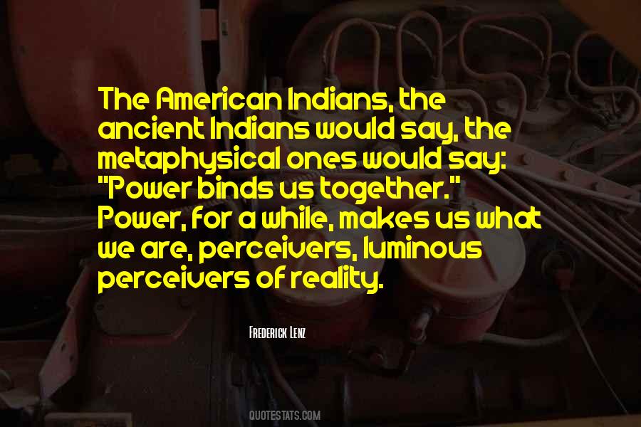 American Indians Quotes #324714