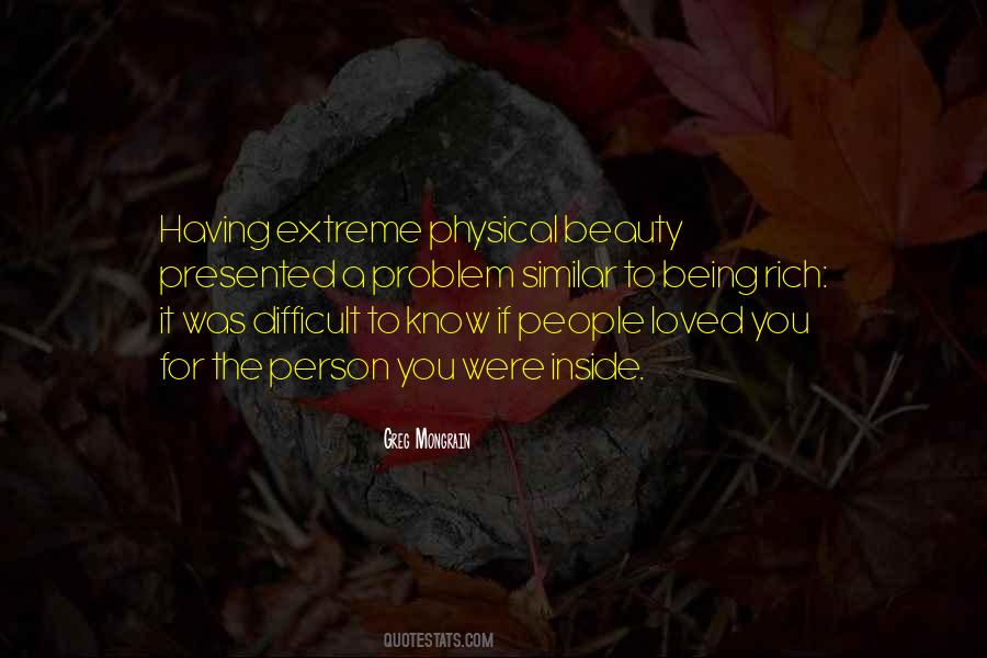 Being Loved For Beauty Quotes #1710052