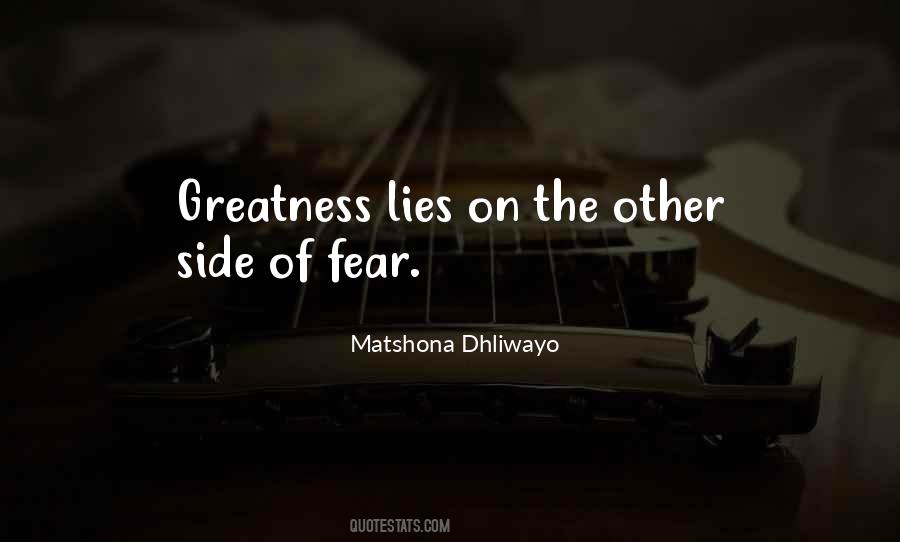 On The Other Side Of Fear Quotes #1318767