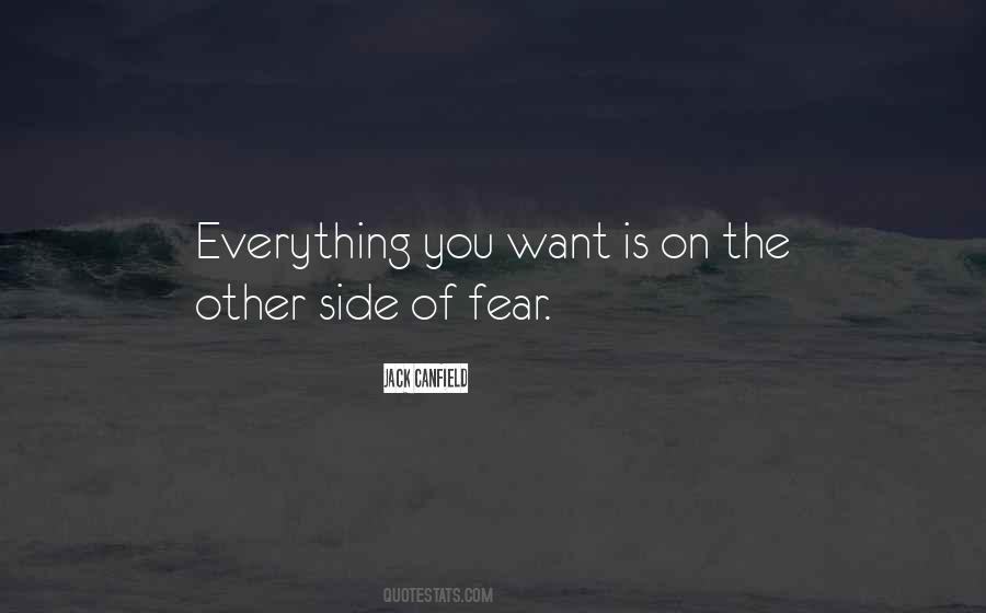 On The Other Side Of Fear Quotes #581331
