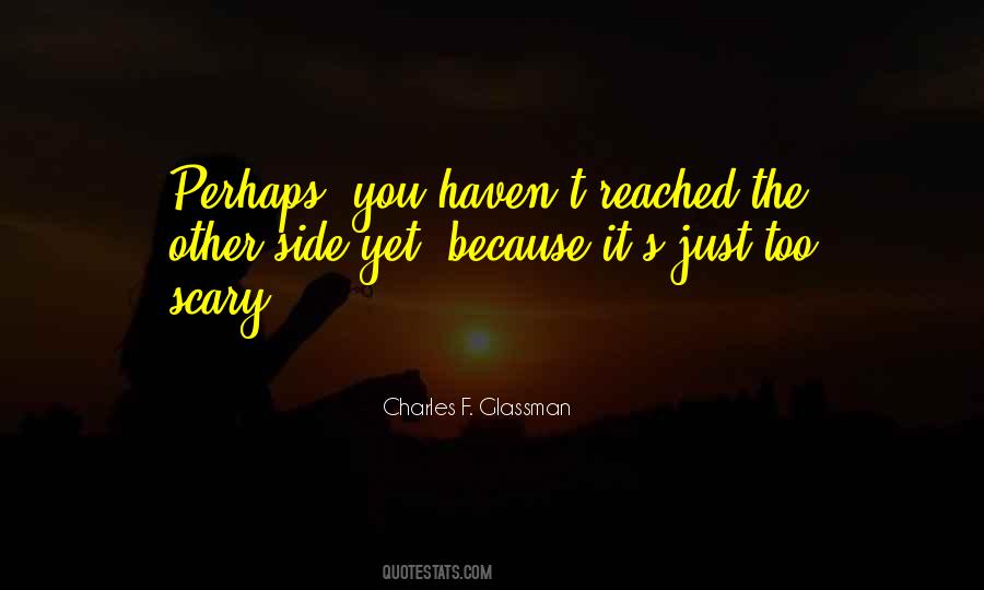 On The Other Side Of Fear Quotes #97536