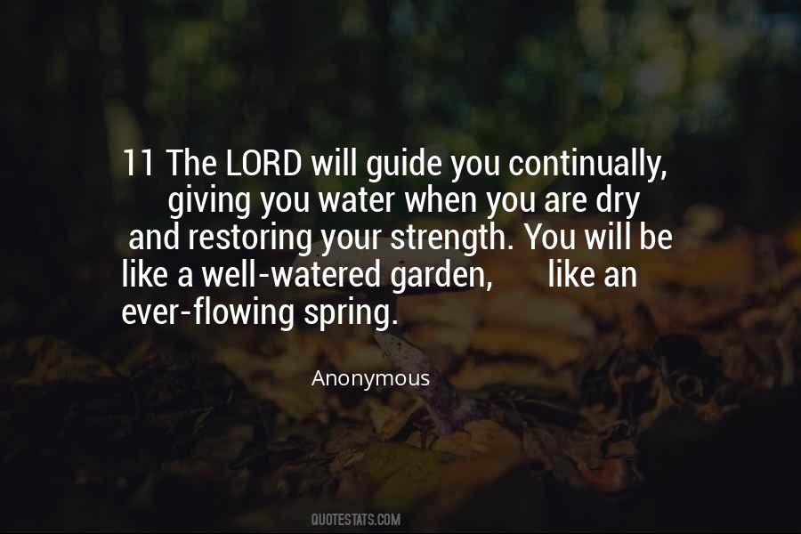 Watered Garden Quotes #180569