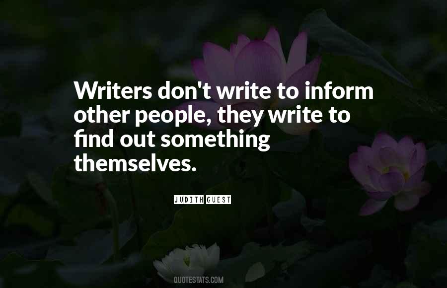 Write To Quotes #1224009