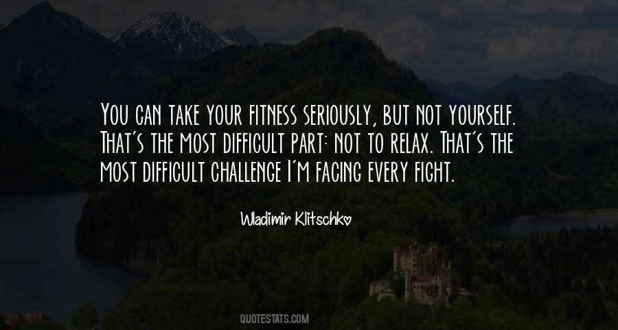 Fight And Fitness Quotes #617505