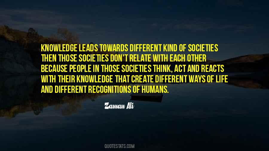 Human Societies Quotes #1227638