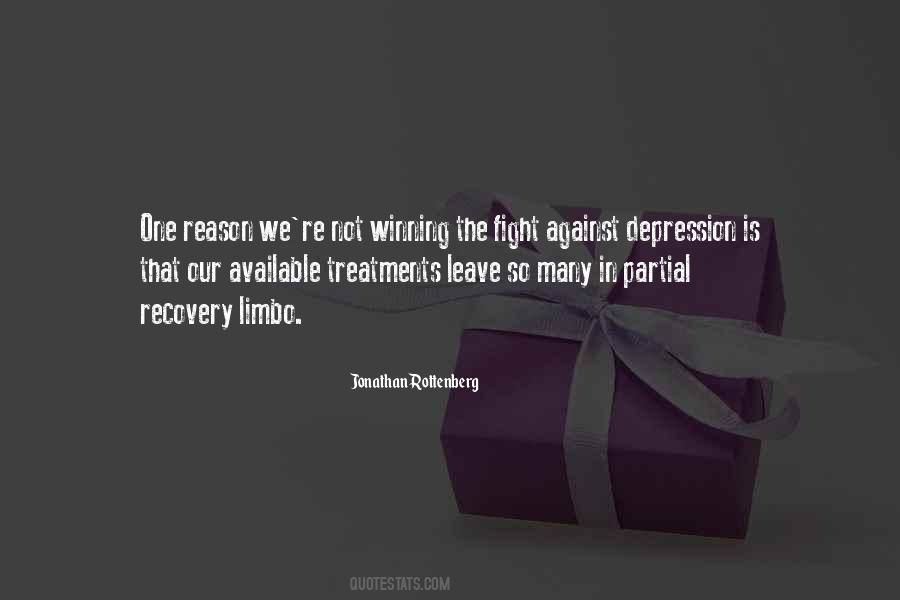 Treatment For Depression Quotes #1165769
