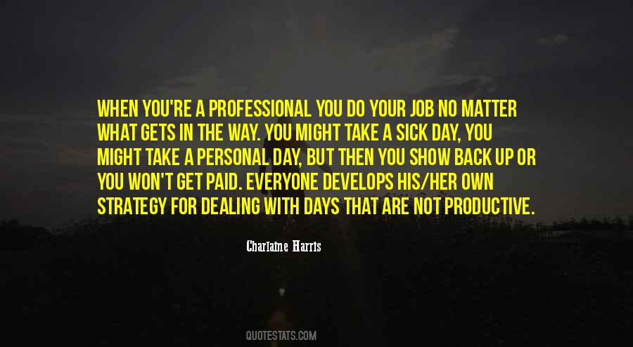 Professional Attitude Quotes #1836844