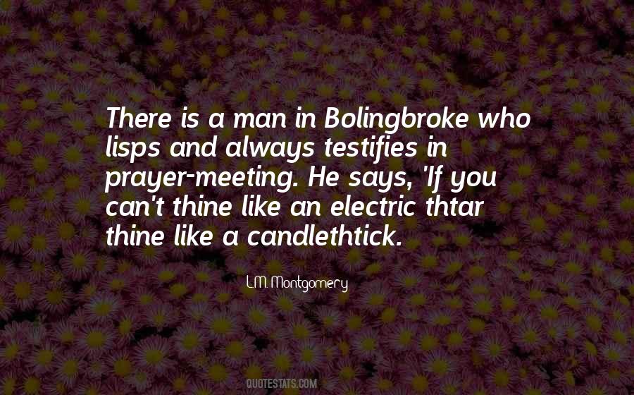Prayer Meeting Quotes #298015