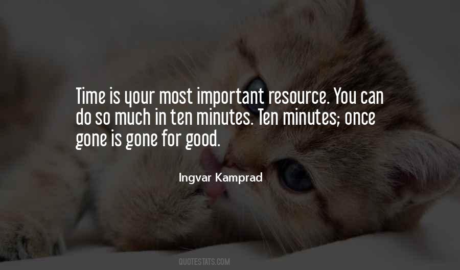 Time Is So Important Quotes #550434