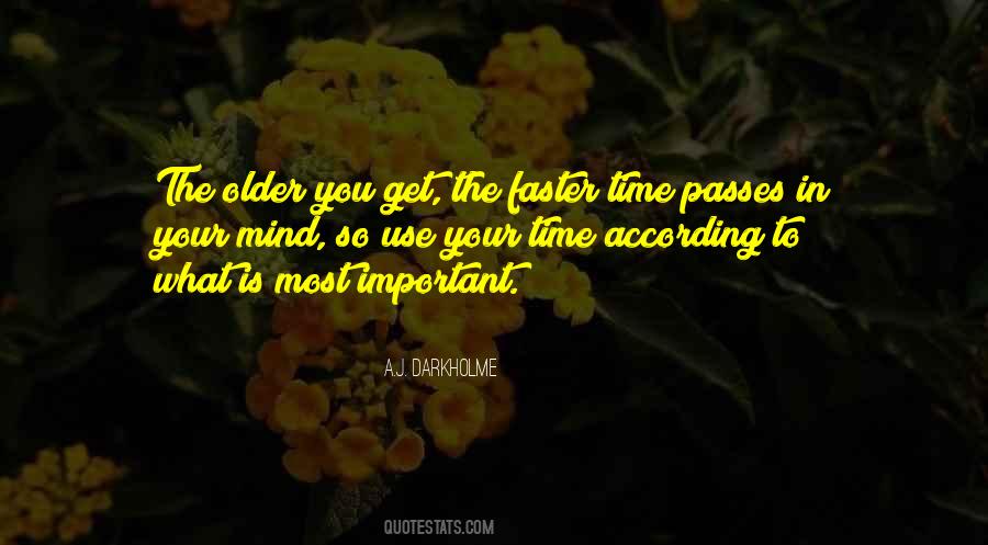 Time Is So Important Quotes #86087