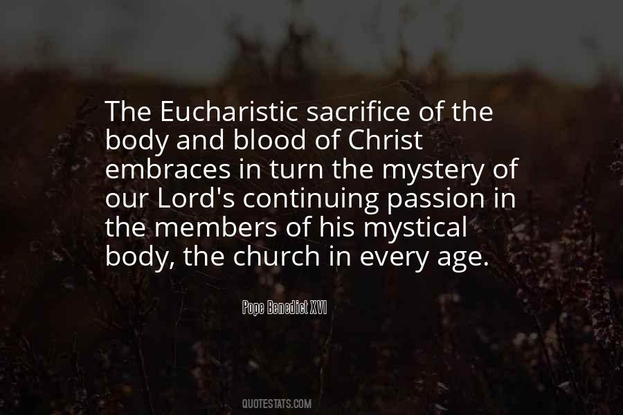 Sacrifice Of Christ Quotes #256457