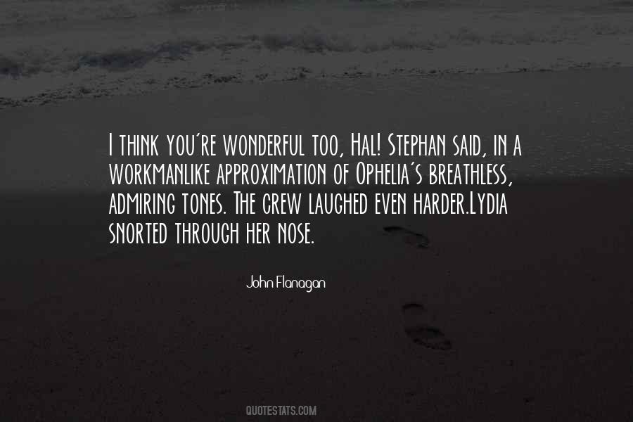 Snorted My Nose Quotes #1562806