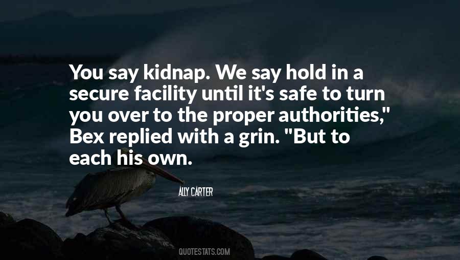 Quotes About Kidnap #153525