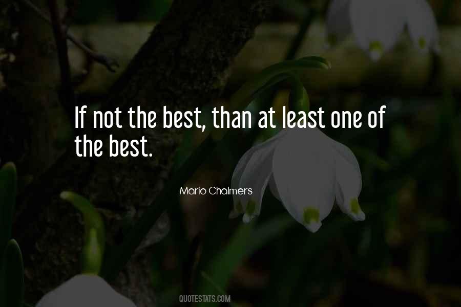 One Best Quotes #38068