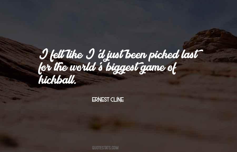 Quotes About Kickball #971328