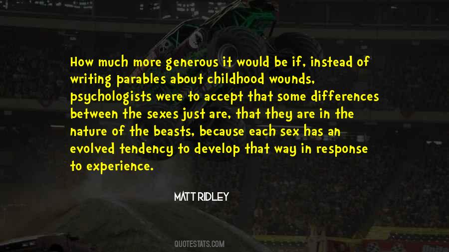 Between The Sexes Quotes #1560437