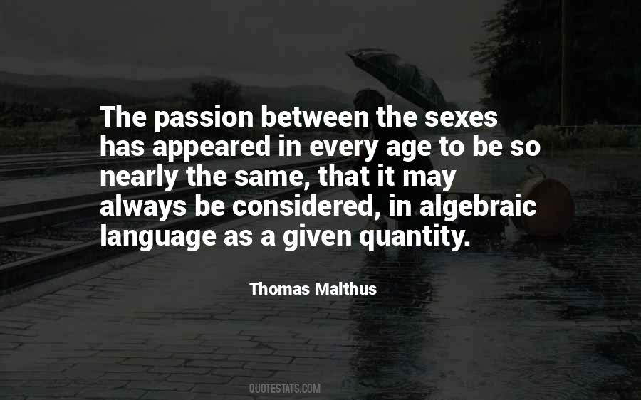 Between The Sexes Quotes #703538
