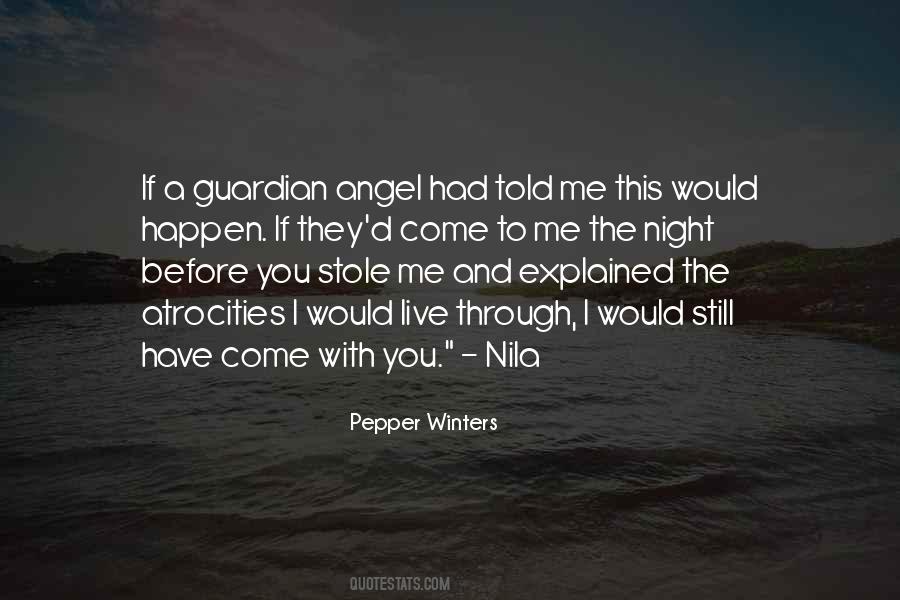 Night Angel Quotes #1580260