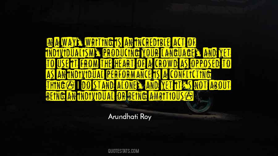 Individual Performance Quotes #122796