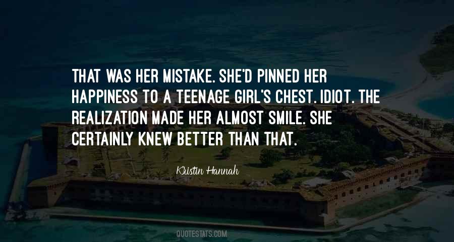 Realization Of Mistake Quotes #473012