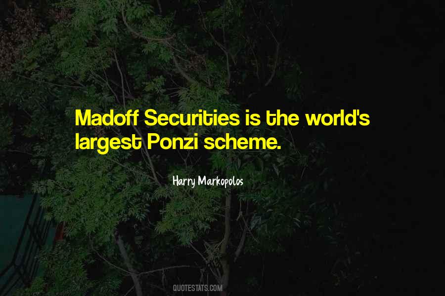 Markopolos Harry Quotes #1219421