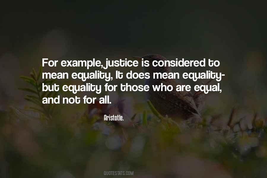 Equality It Quotes #216409