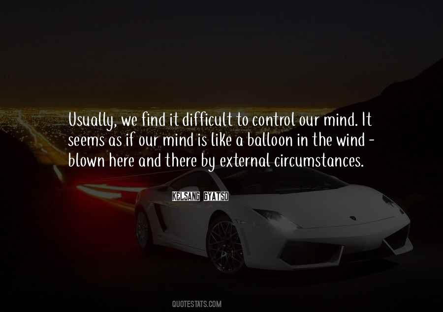 Mind In Control Quotes #172214