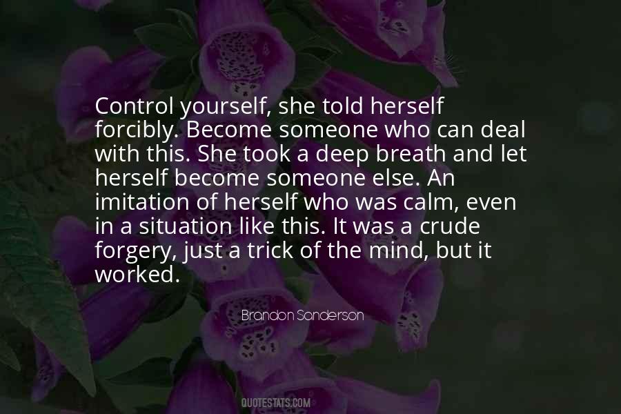 Mind In Control Quotes #354502